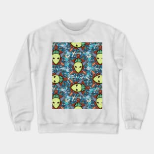 Radish and Knife Coat of Arms Crewneck Sweatshirt